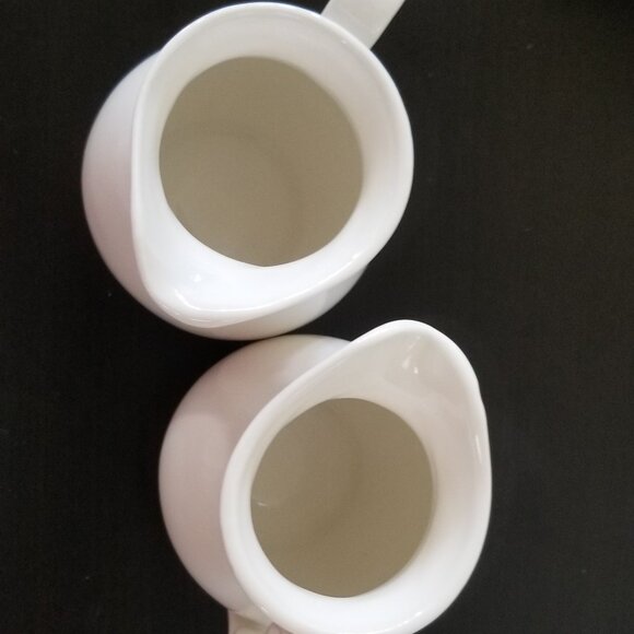 2 Pitchers Small With Lovely Raised Scroll Border Design - Picture 4 of 4